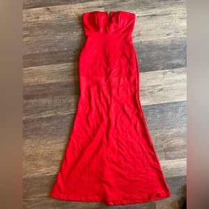 Long Red Dress